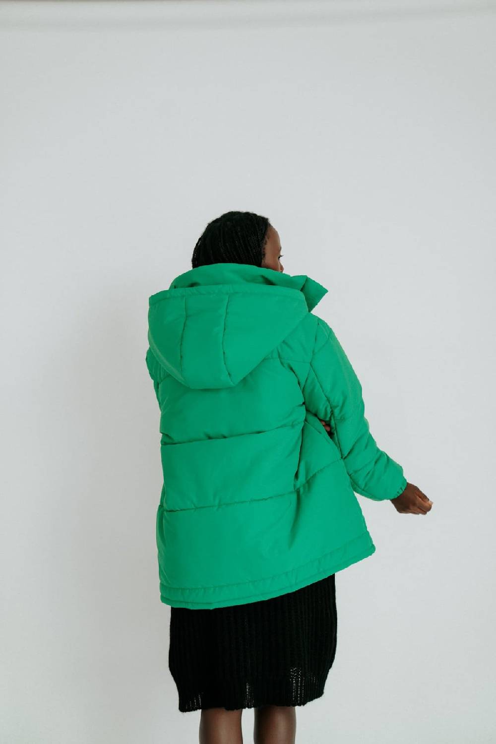 Karo Kauer Puffer Jacket Green