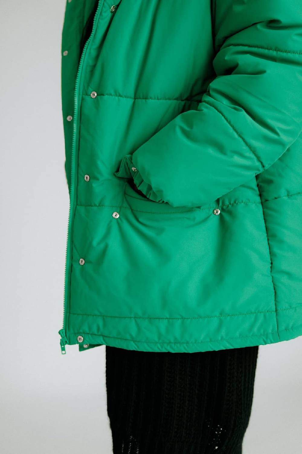 Karo Kauer Puffer Jacket Green