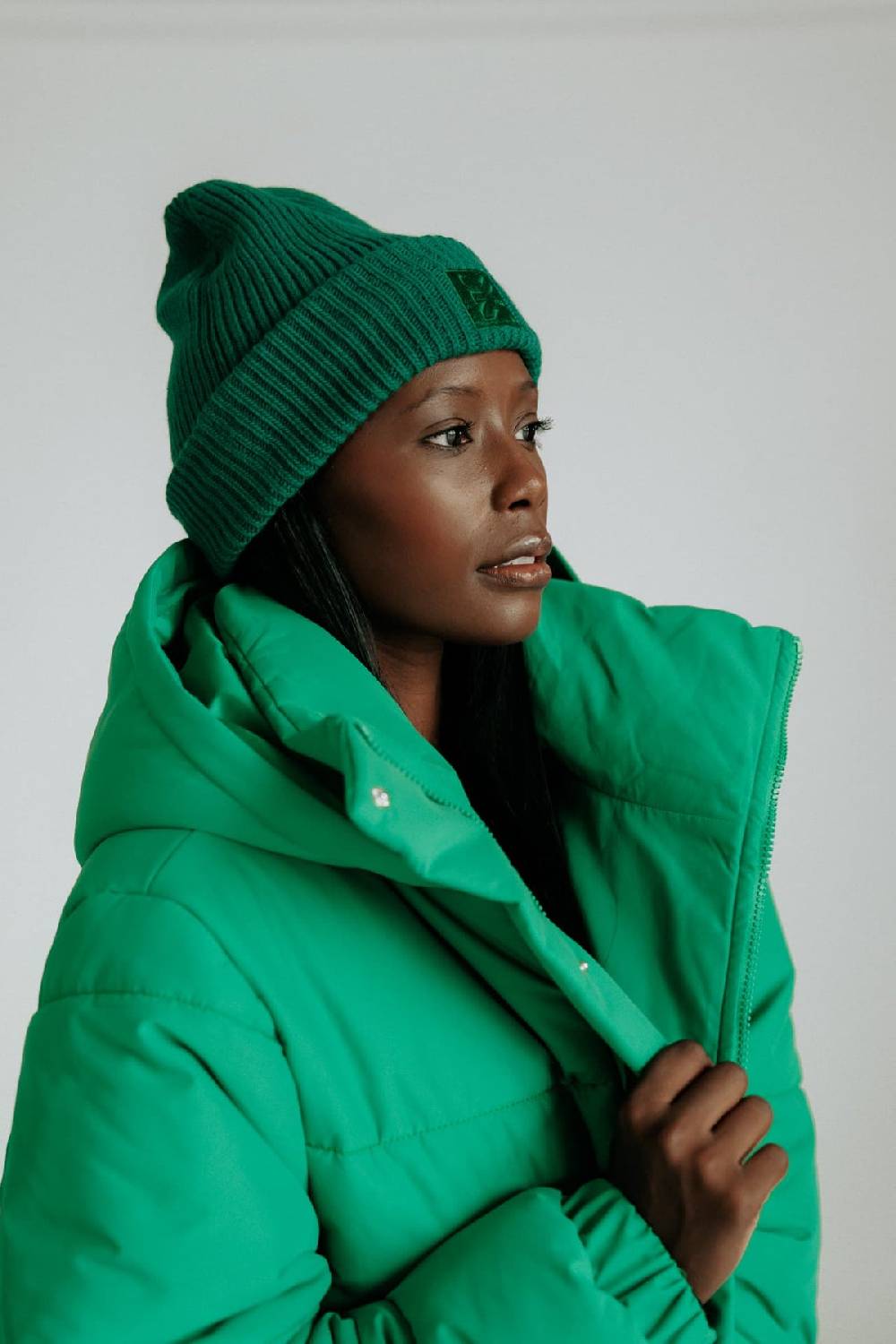 Karo Kauer Puffer Jacket Green