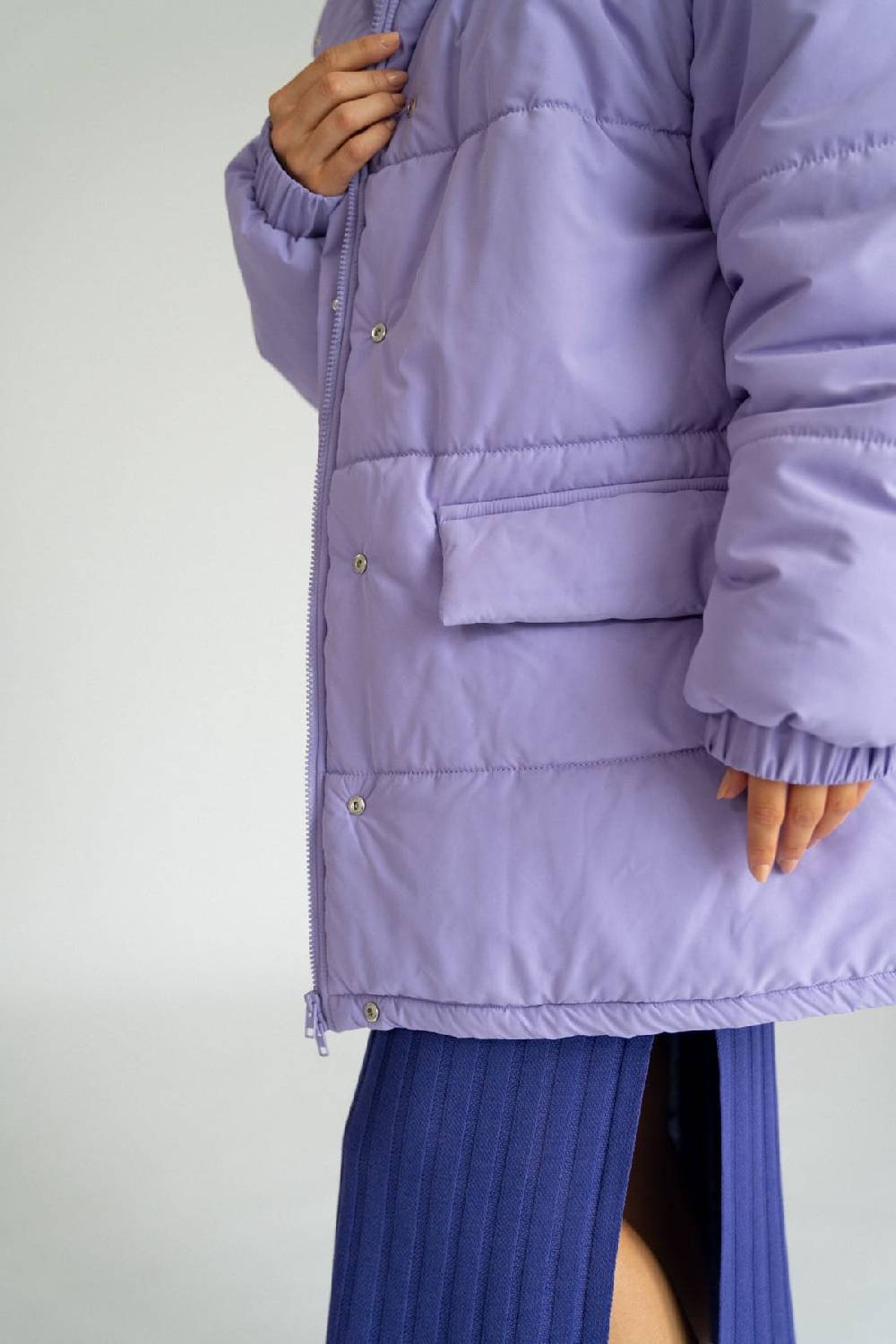 Karo Kauer Puffer Jacket Lilac