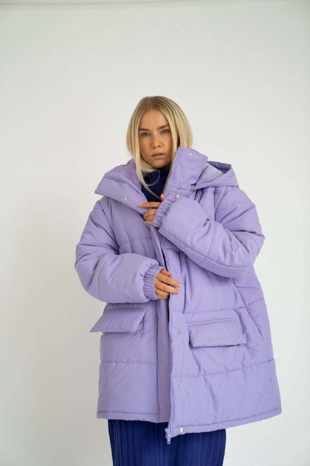 Karo Kauer Puffer Jacket Lilac