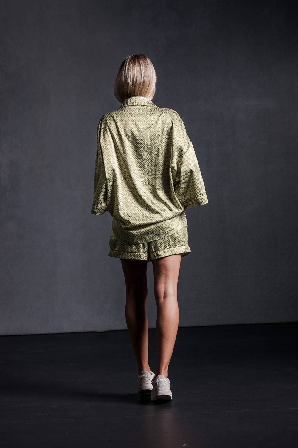 Karo Kauer Retro Shorts Khaki