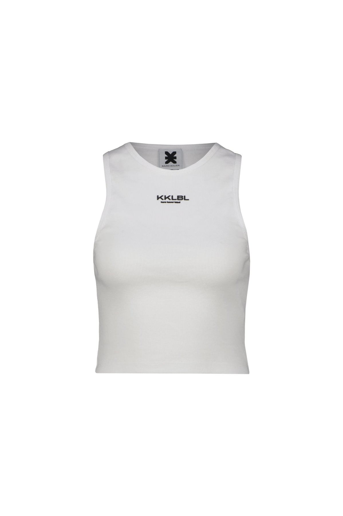 Karo Kauer Rib Top Basic White