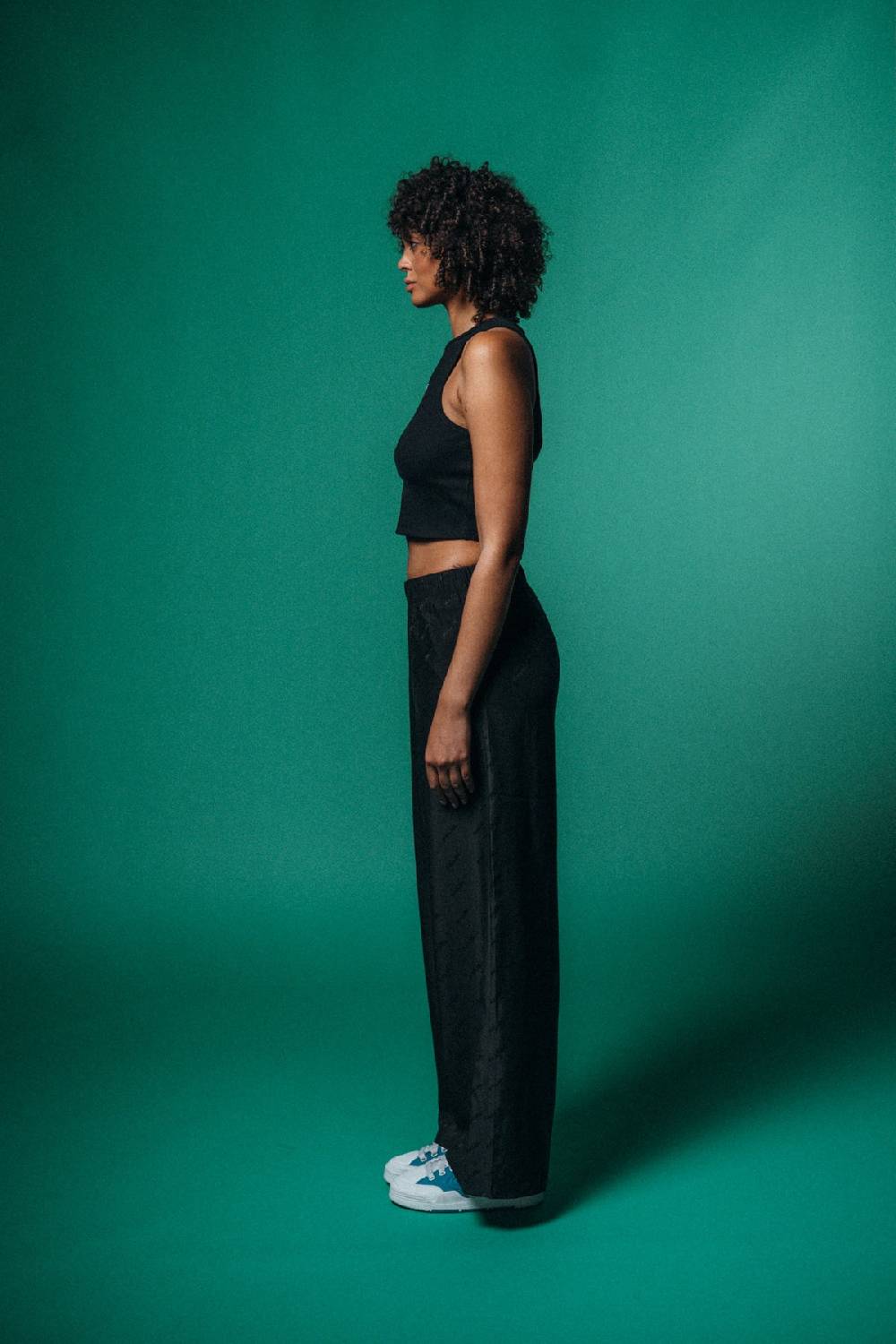 Karo Kauer Rib Top Black