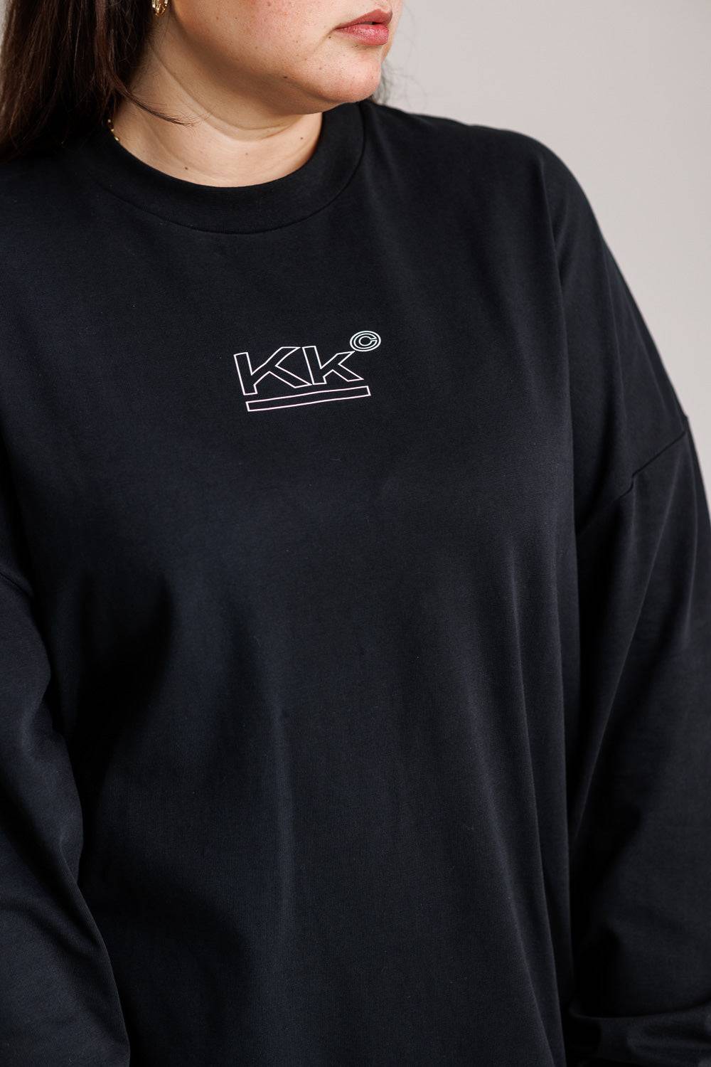 Karo Kauer Shirtdress Butterfly Black