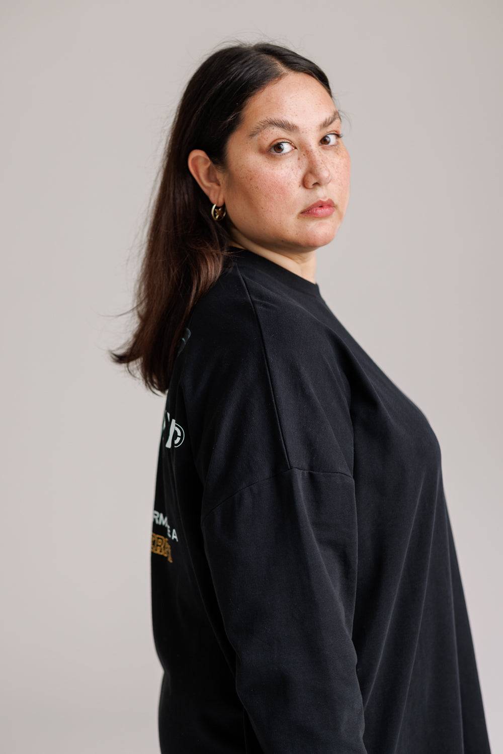 Karo Kauer Shirtdress Butterfly Black