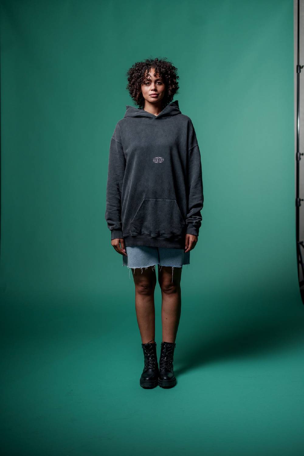 Karo Kauer Statement Hoodie Reflective