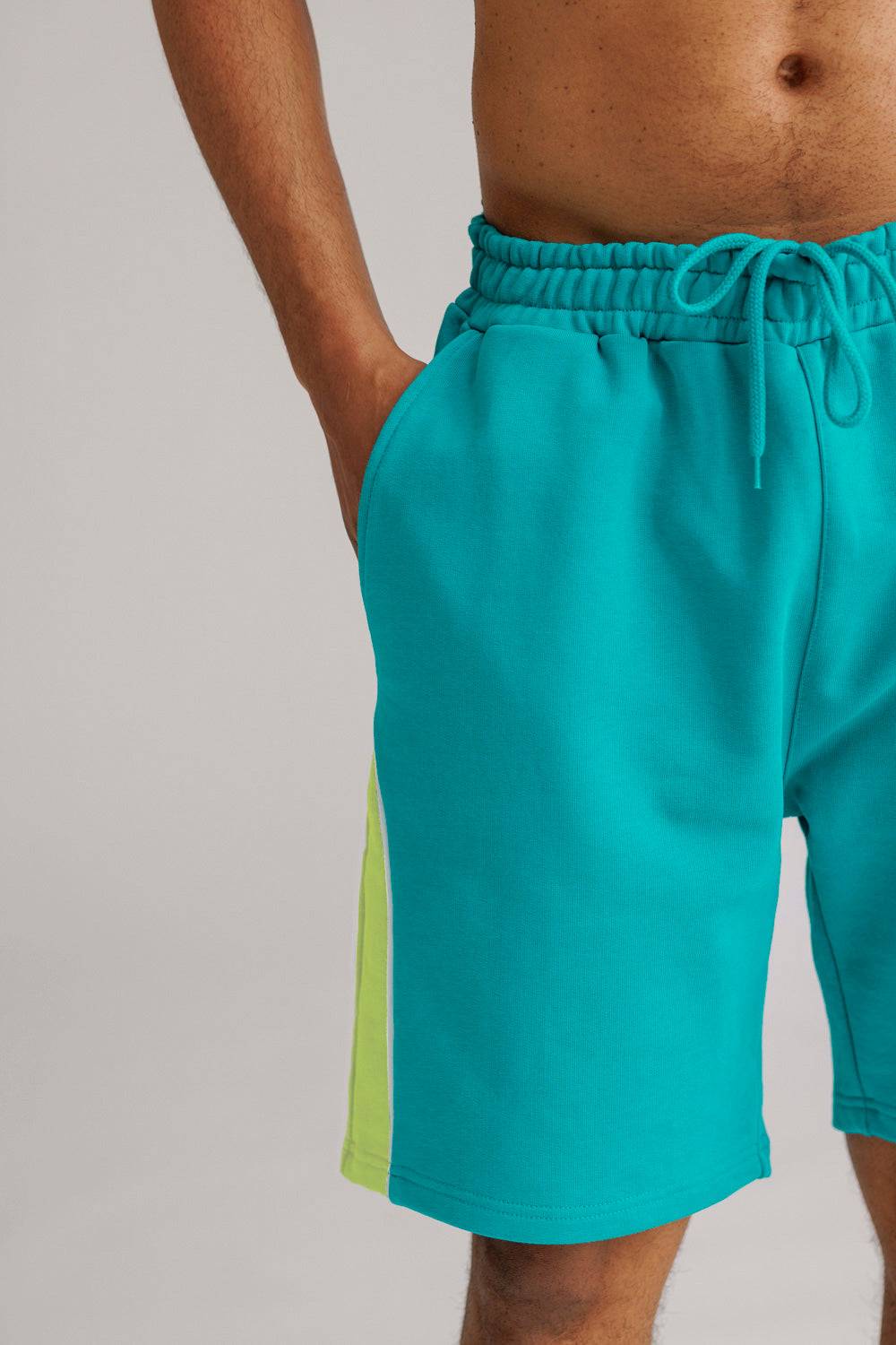 Karo Kauer Sweat Shorts Tile Blue