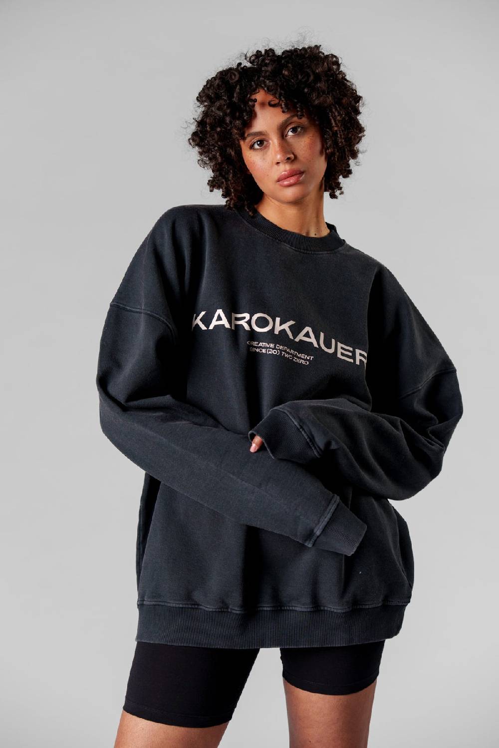 Karo Kauer Sweater Washed Grey