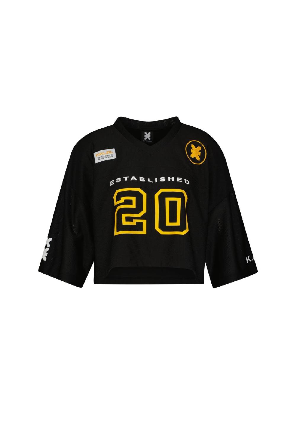 Karo Kauer T-Shirt Cropped Baseball