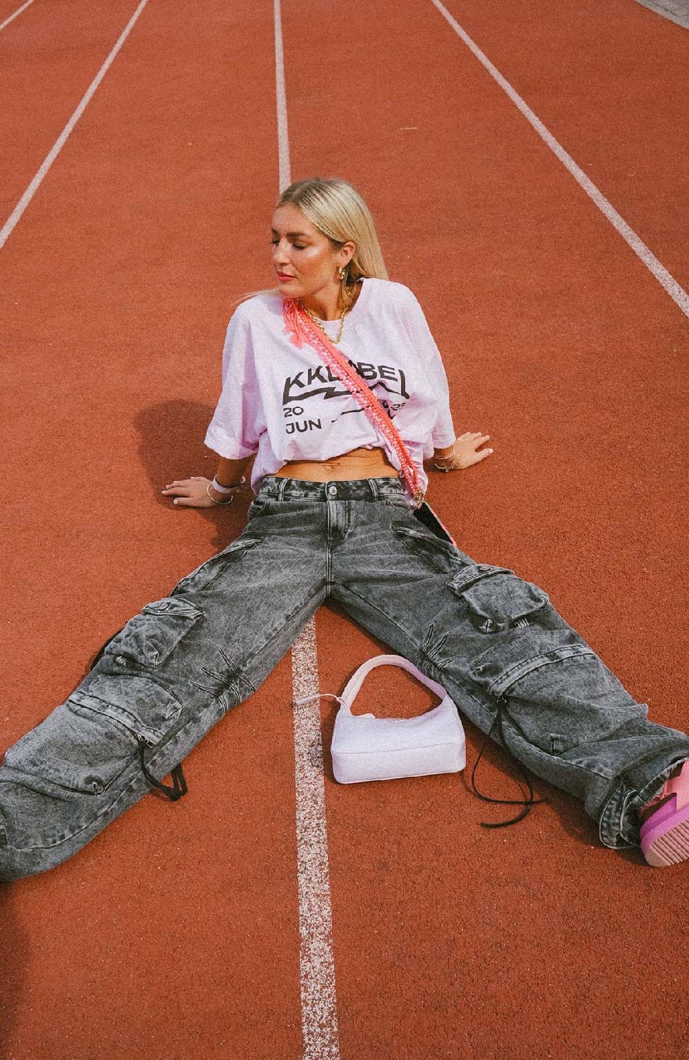 Karo Kauer Tour T-Shirt Washed Pink