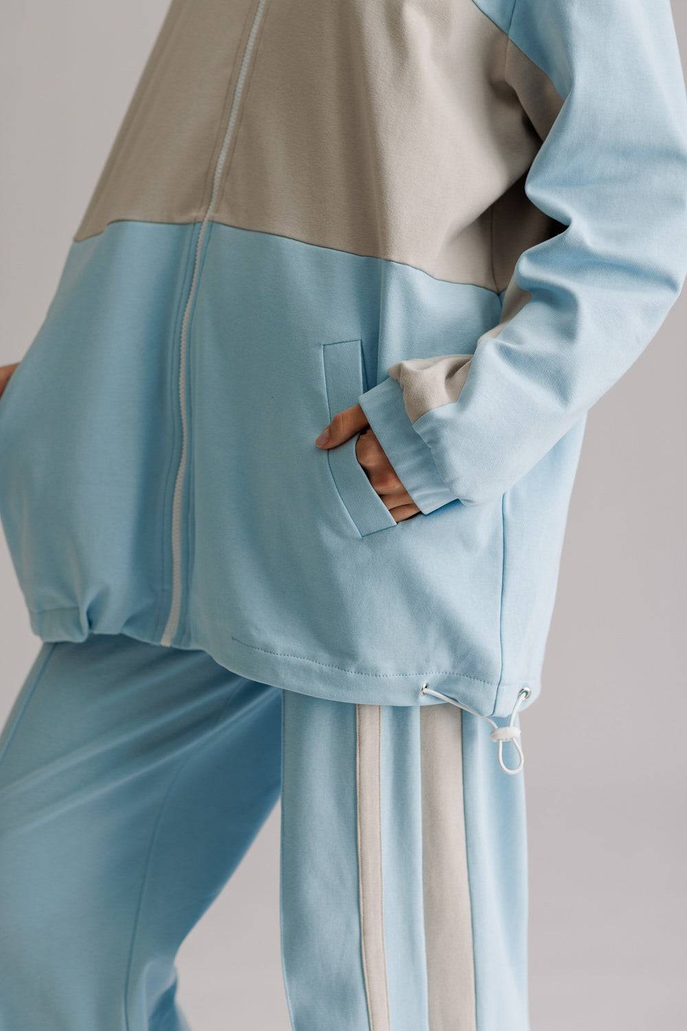 Karo Kauer Tracksuit Jersey Jacket Light Blue