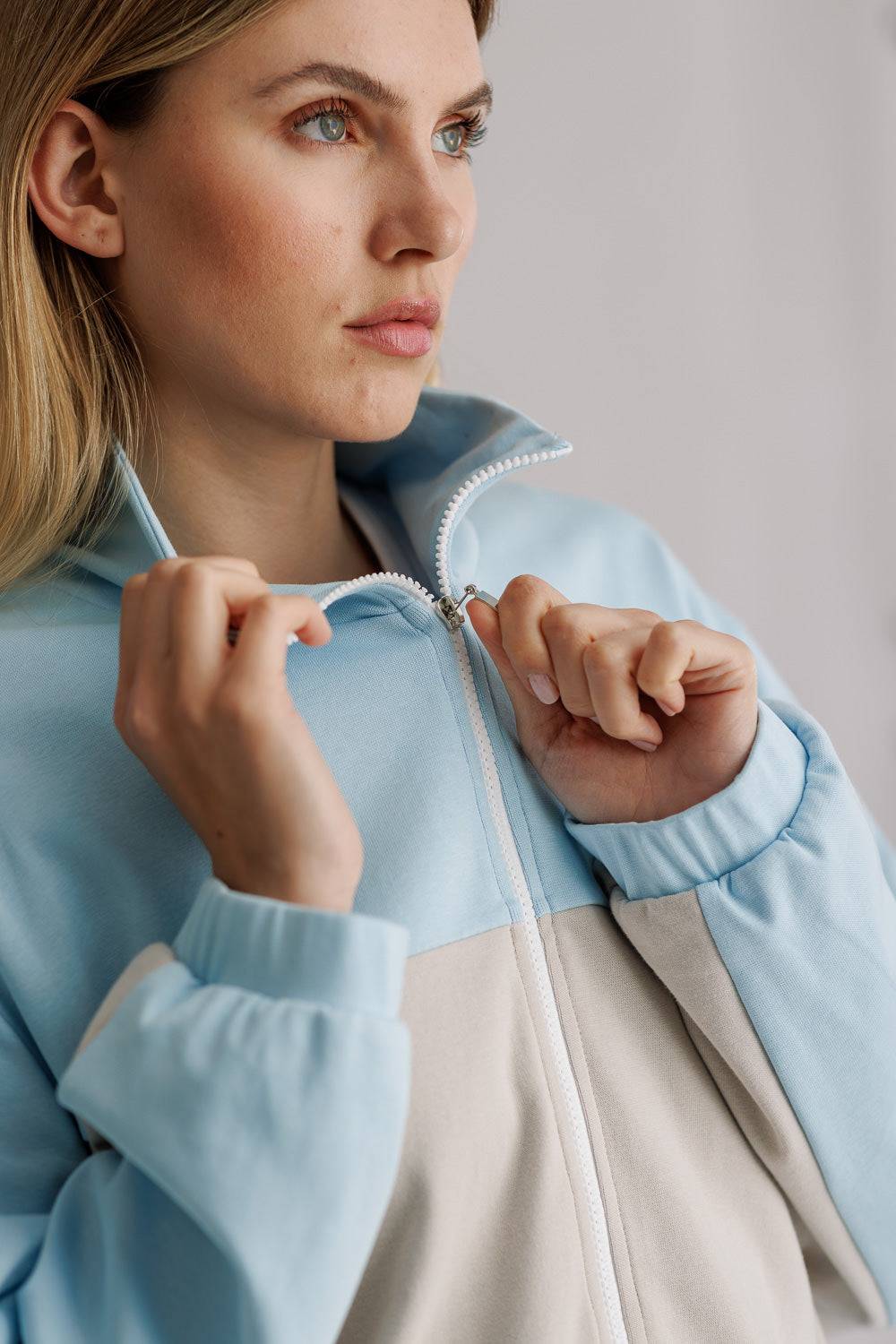 Karo Kauer Tracksuit Jersey Jacket Light Blue
