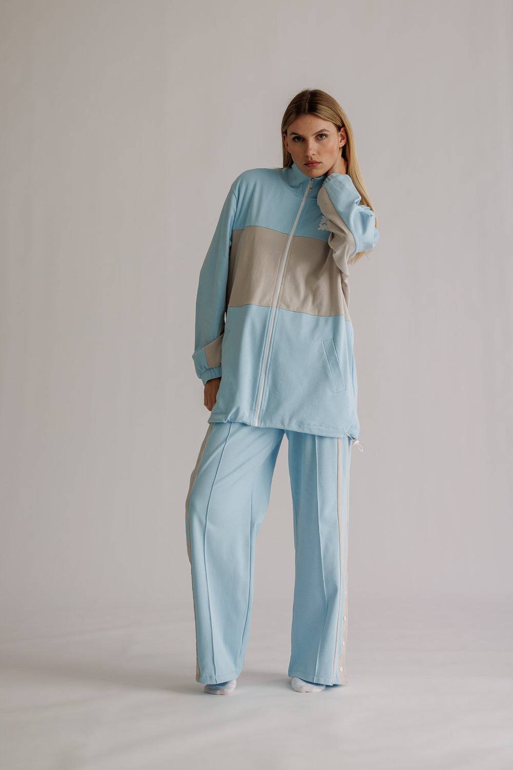 Karo Kauer Tracksuit Jersey Jacket Light Blue