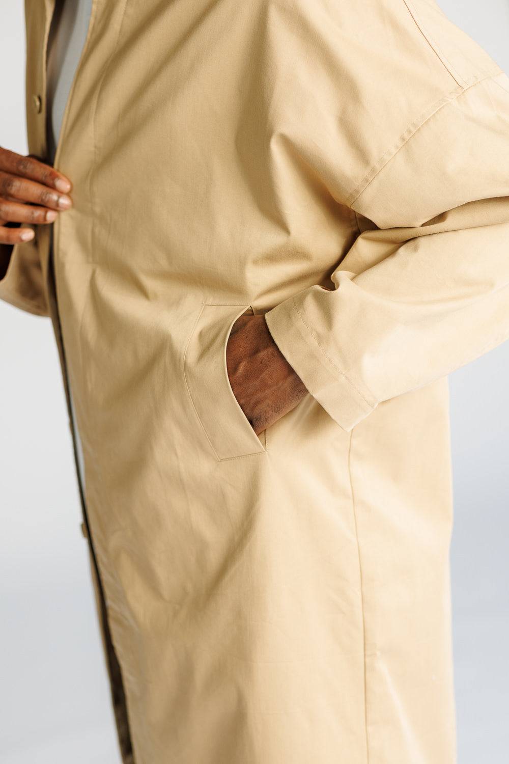 Karo Kauer Trenchcoat Beige