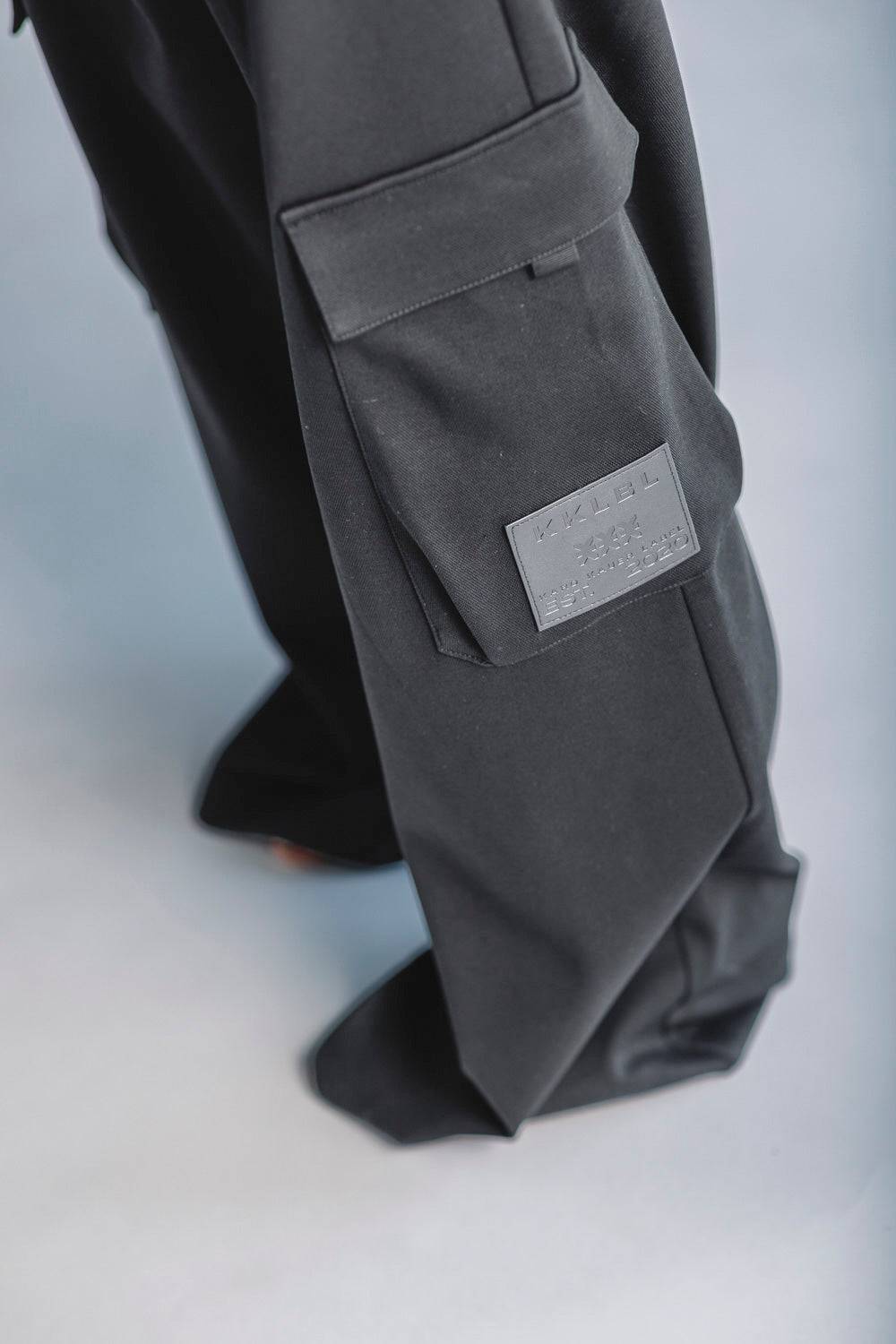 Karo Kauer Wide Leg Pants Dark Grey