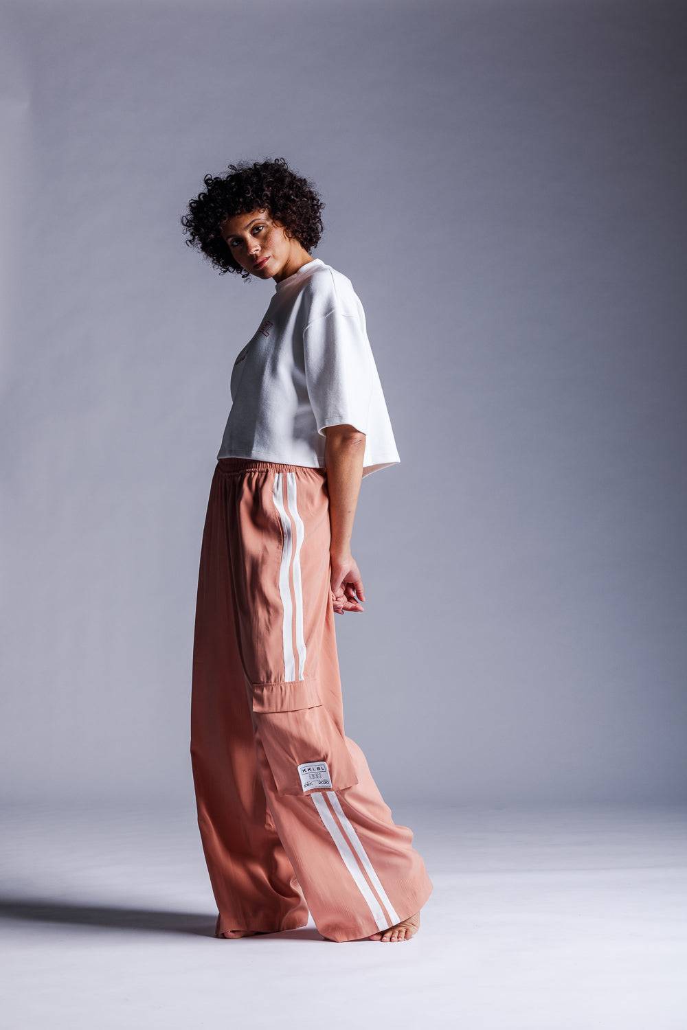Karo Kauer Wide Leg Pants Rosewood