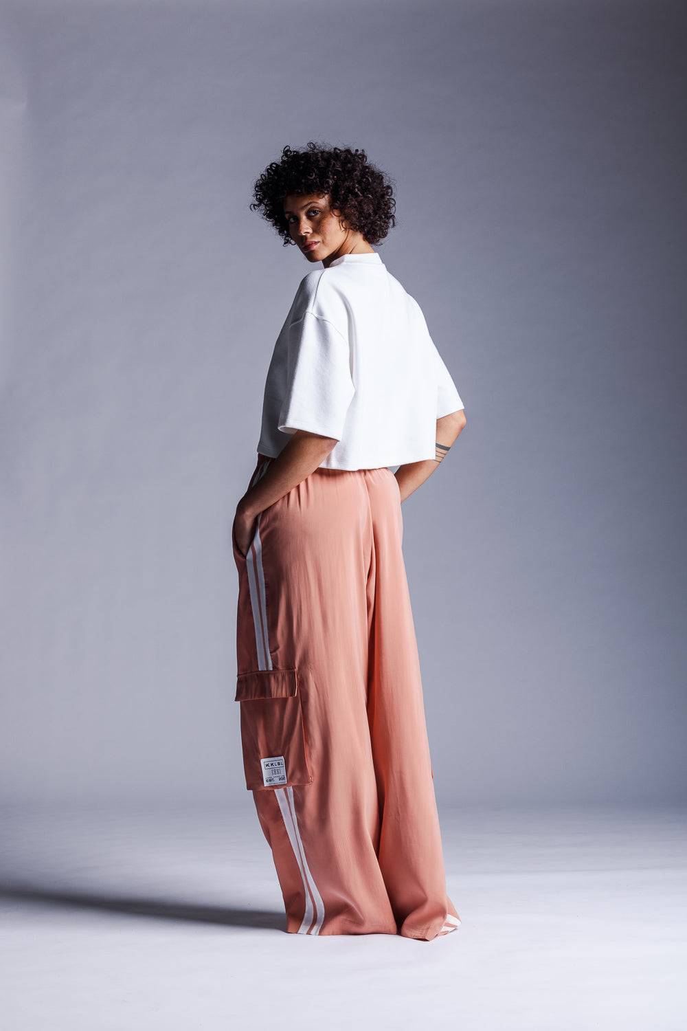 Karo Kauer Wide Leg Pants Rosewood