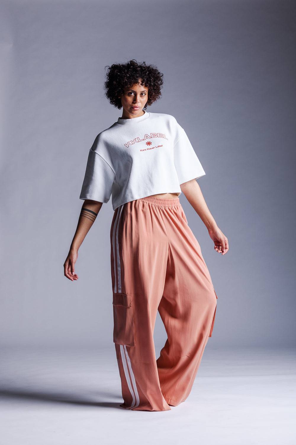 Karo Kauer Wide Leg Pants Rosewood