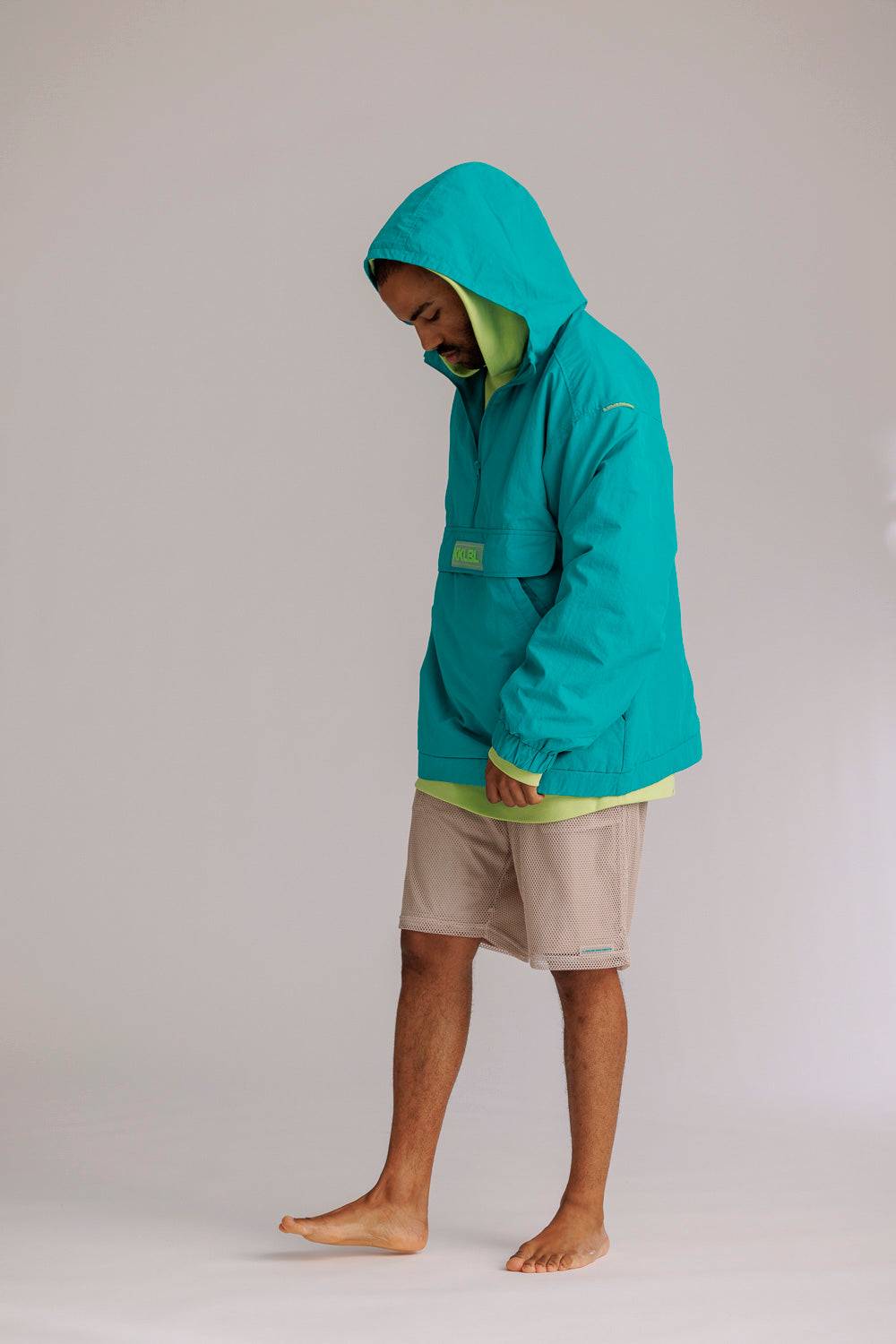 Karo Kauer Windbreaker Tile Blue