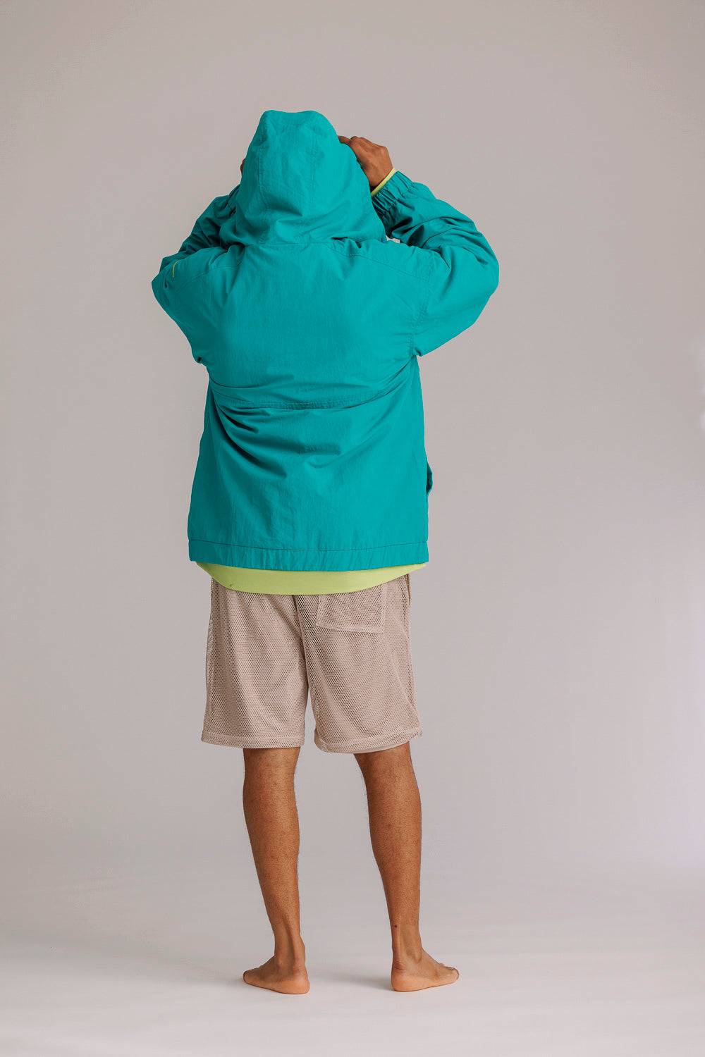 Karo Kauer Windbreaker Tile Blue