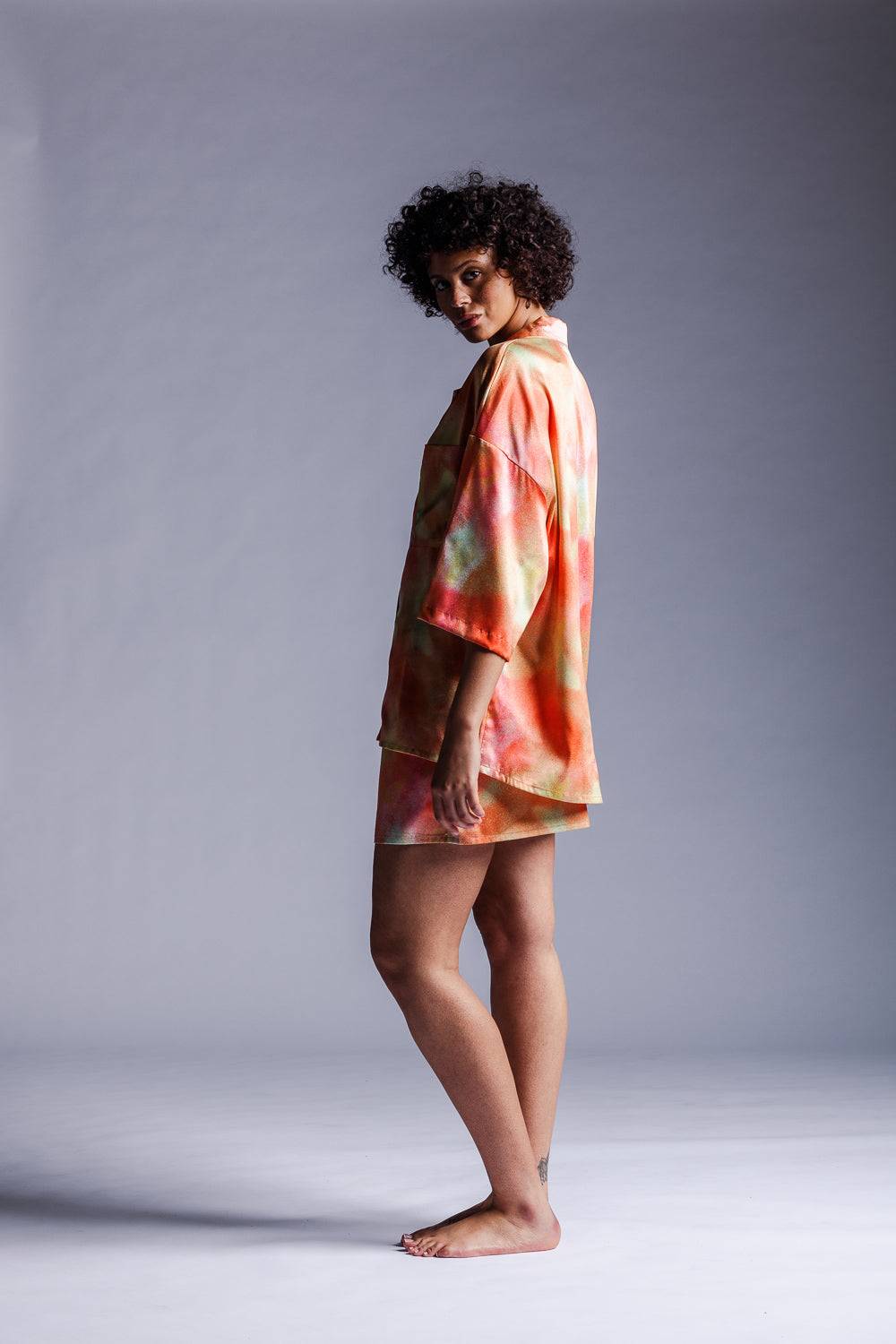 Karo Kauer Woven Shirt Aquarelle