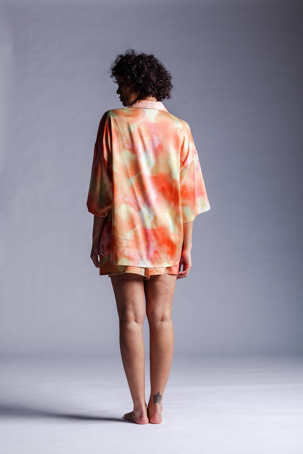 Karo Kauer Woven Shirt Aquarelle