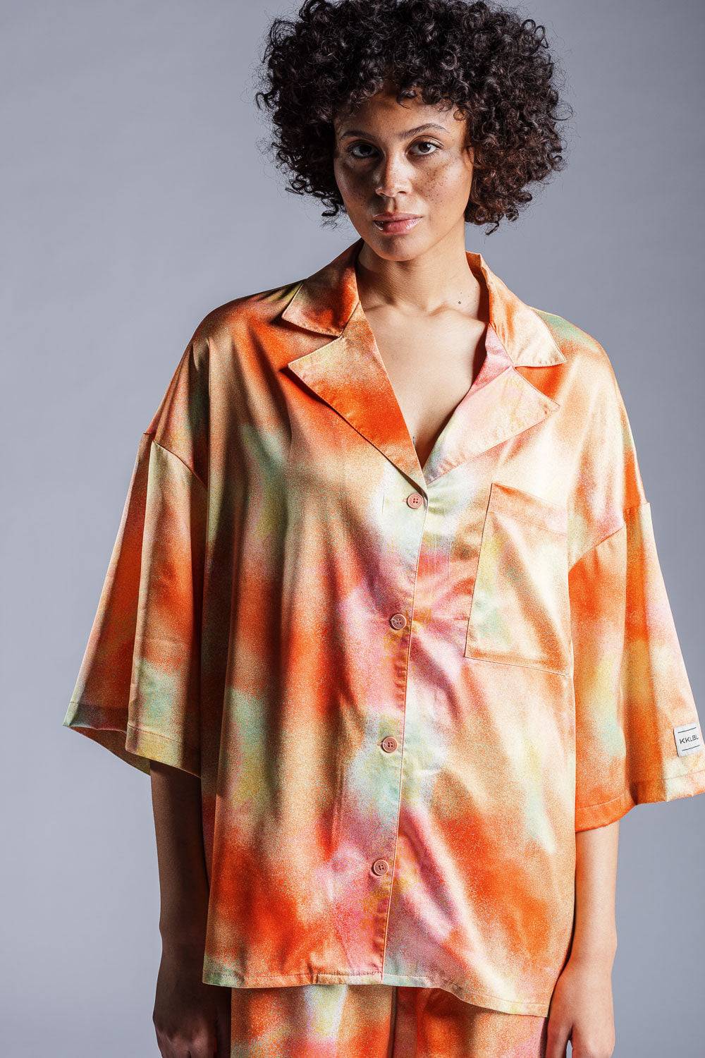 Karo Kauer Woven Shirt Aquarelle