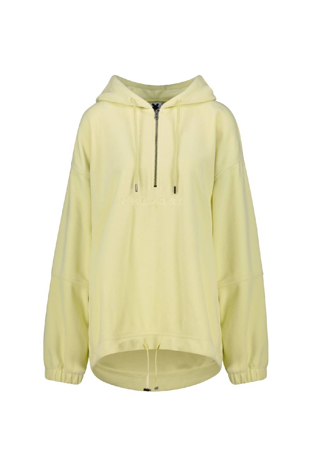 Karo Kauer Zipped Fleece Light Yellow