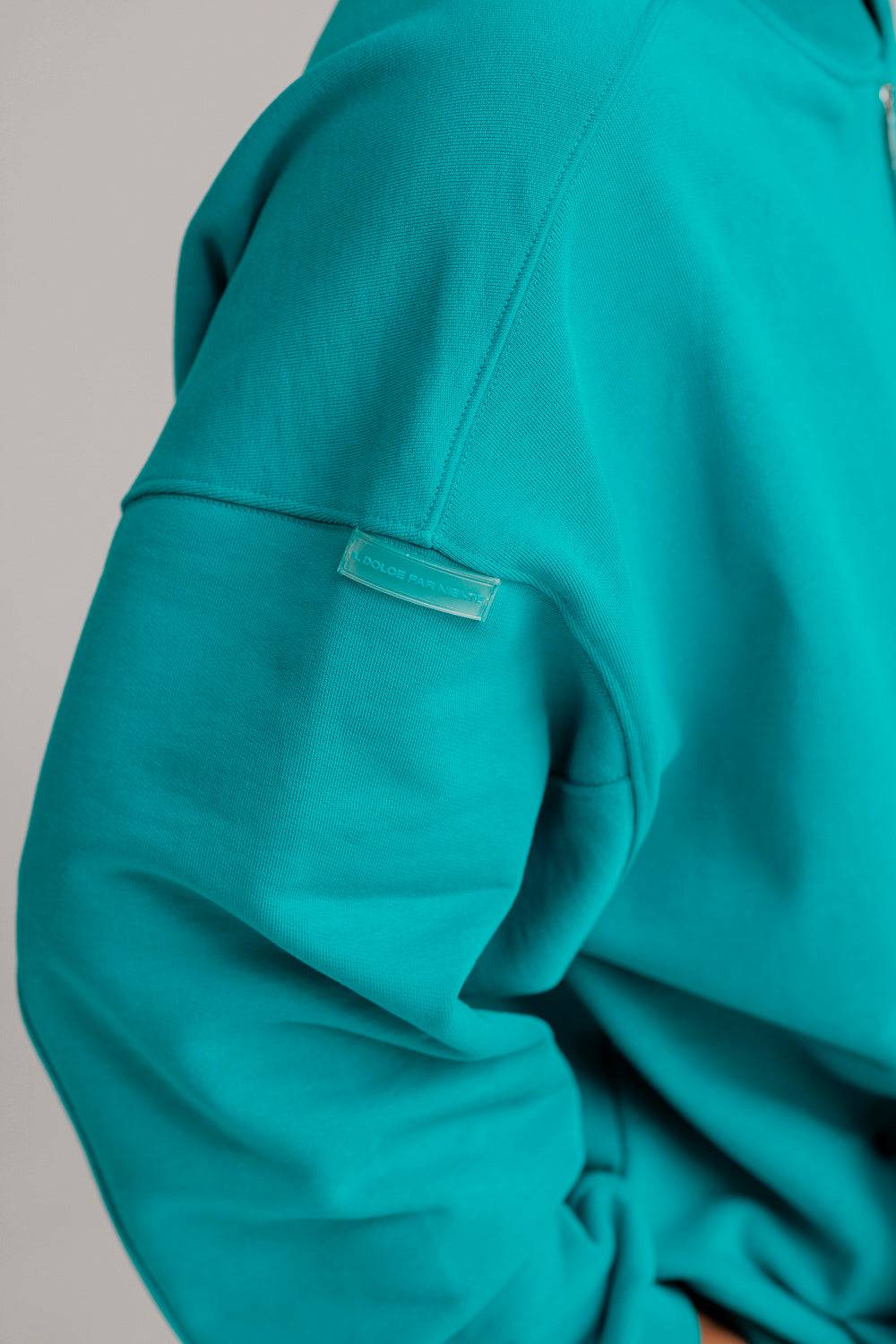 Karo Kauer Zipped Jacket Tile Blue