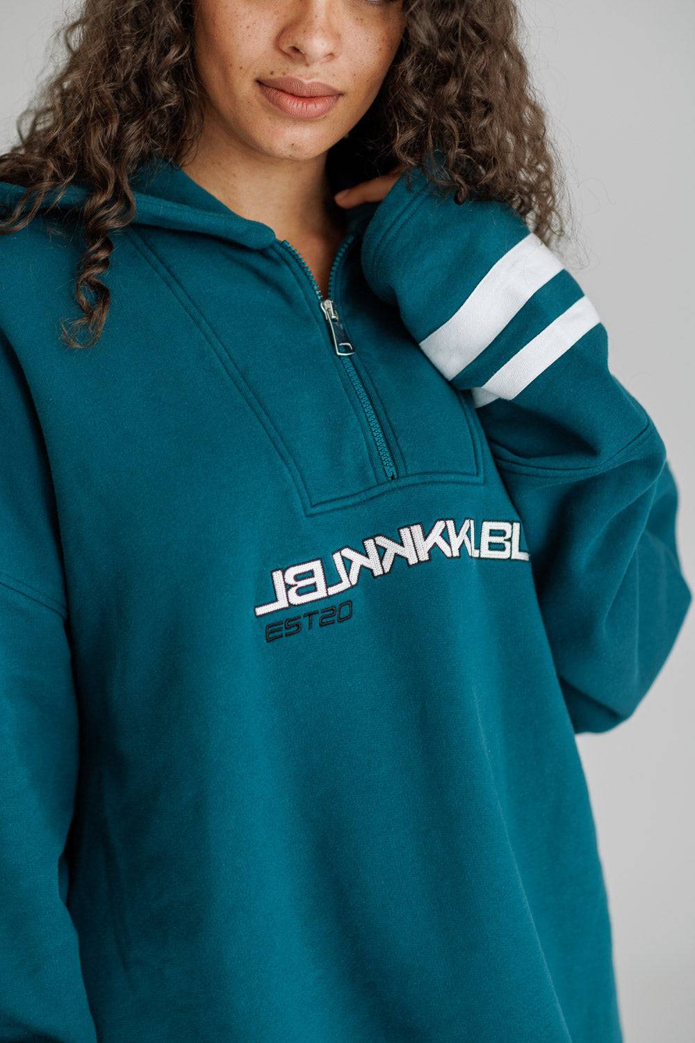 Karo Kauer Zipped Sweater Green