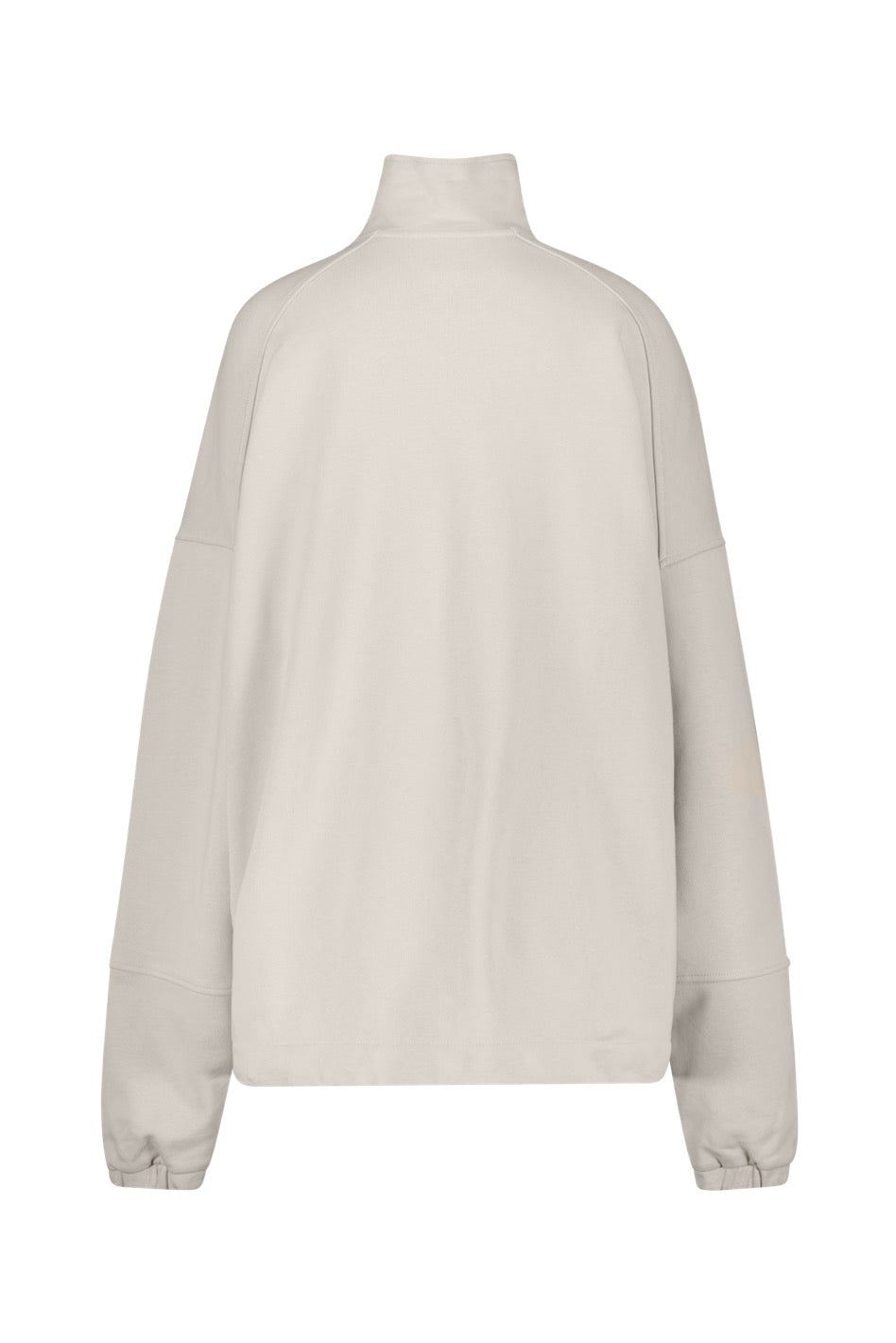 Karo Kauer Zipped Sweater Silver Grey