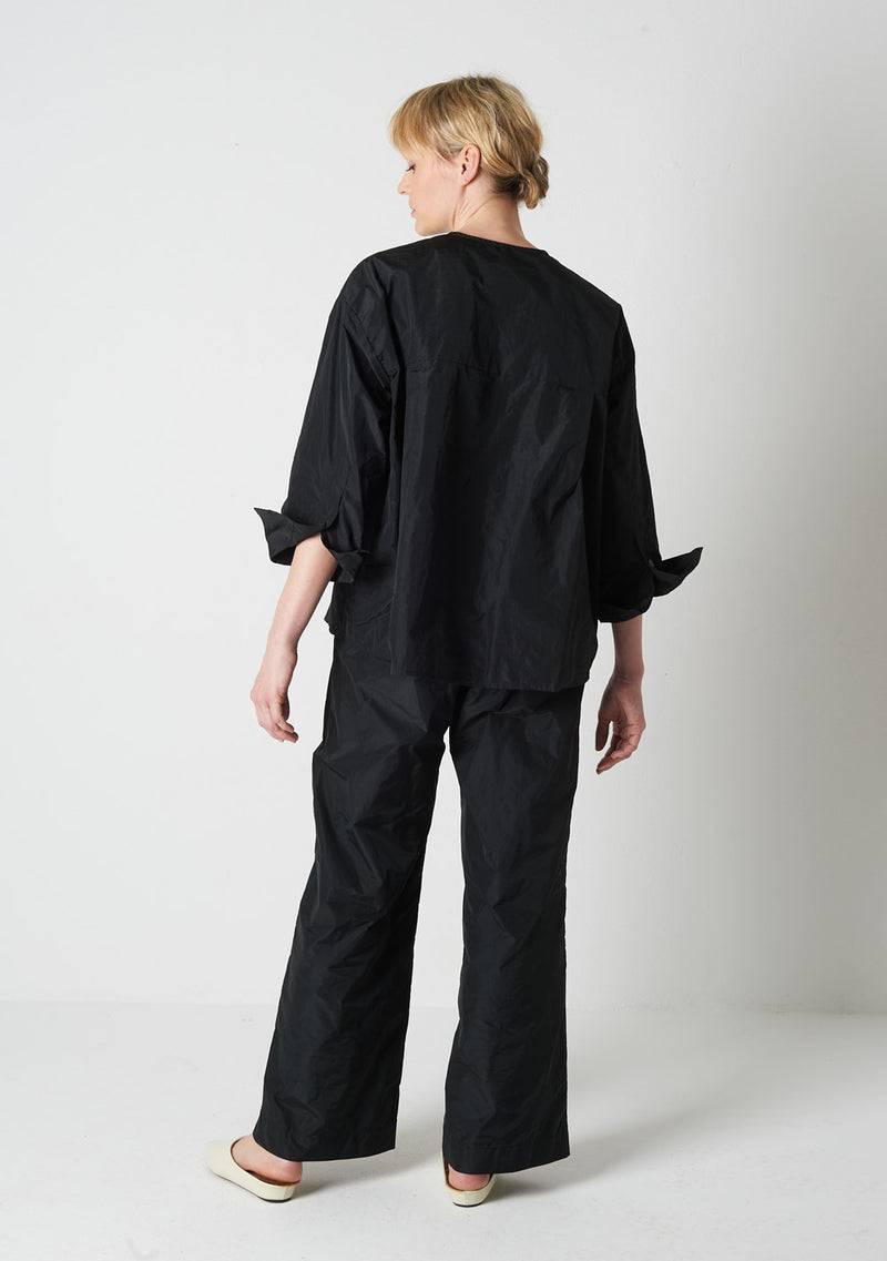 Katharina Hovman Big Blouse Short RIBSTOP, Black