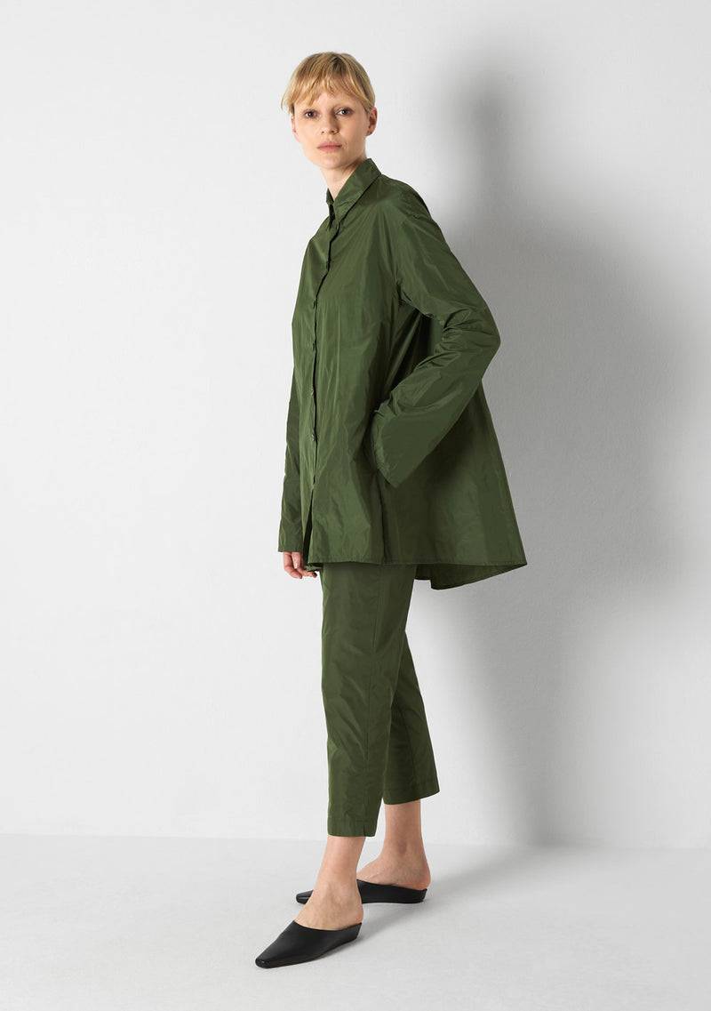 Katharina Hovman Bluse Weit Green Tea