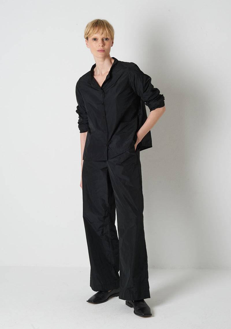 Katharina Hovman Japanbluse RIBSTOP, Black