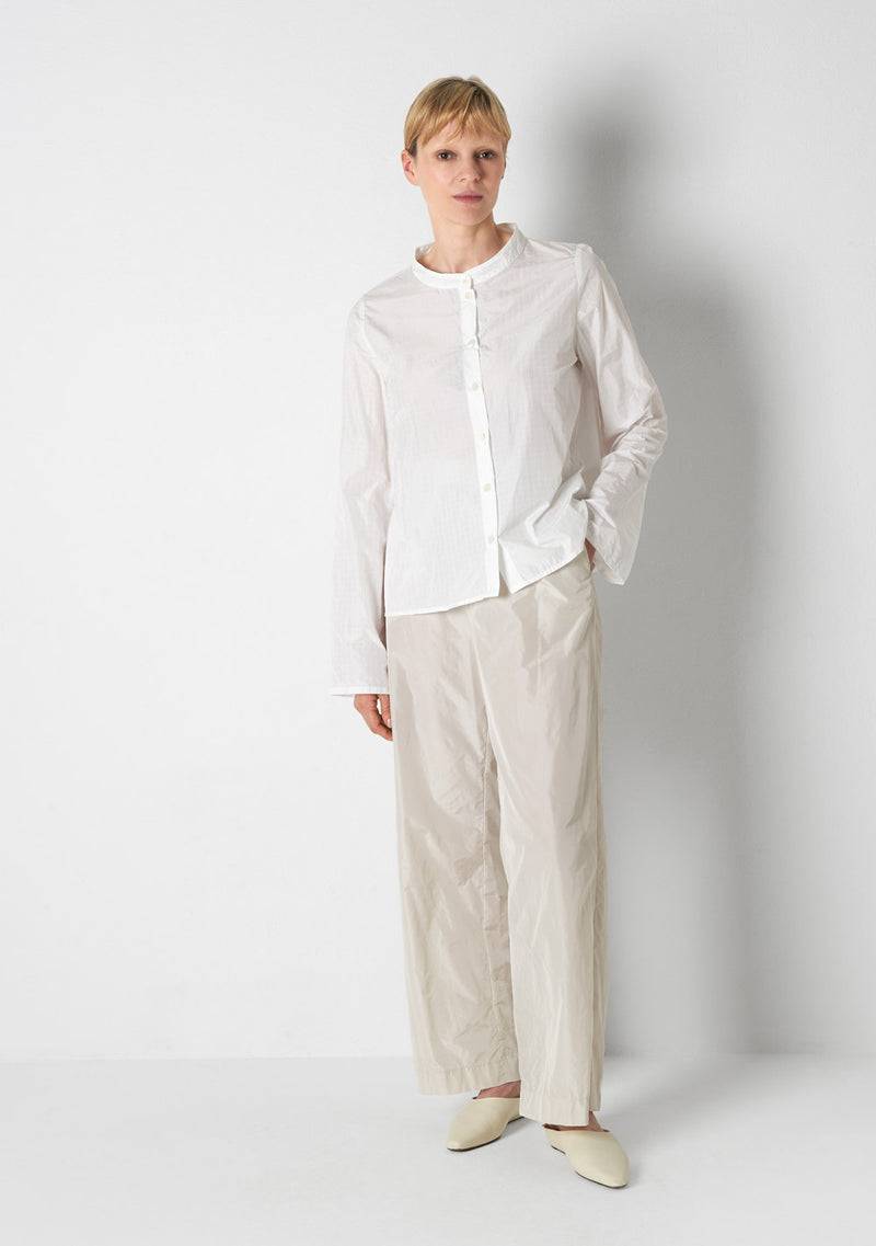 Katharina Hovman Japanbluse RIBSTOP, White