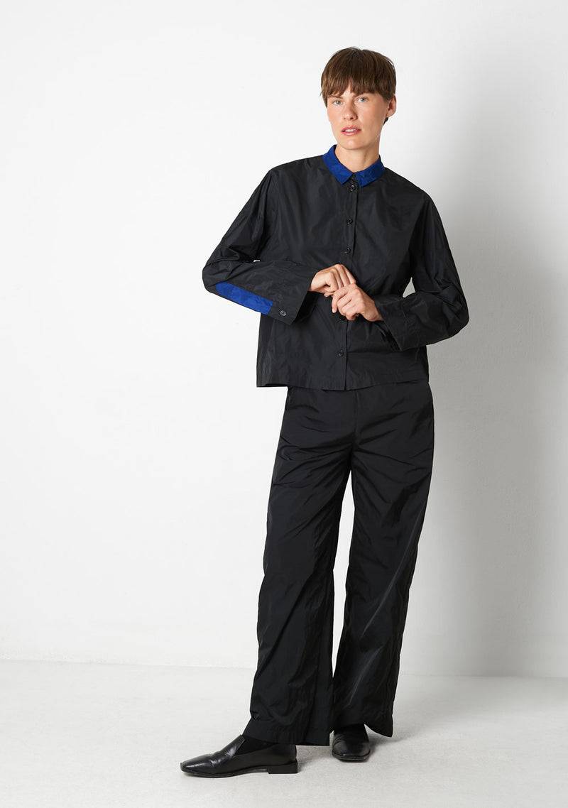 Katharina Hovman Kimonobluse Black/royal