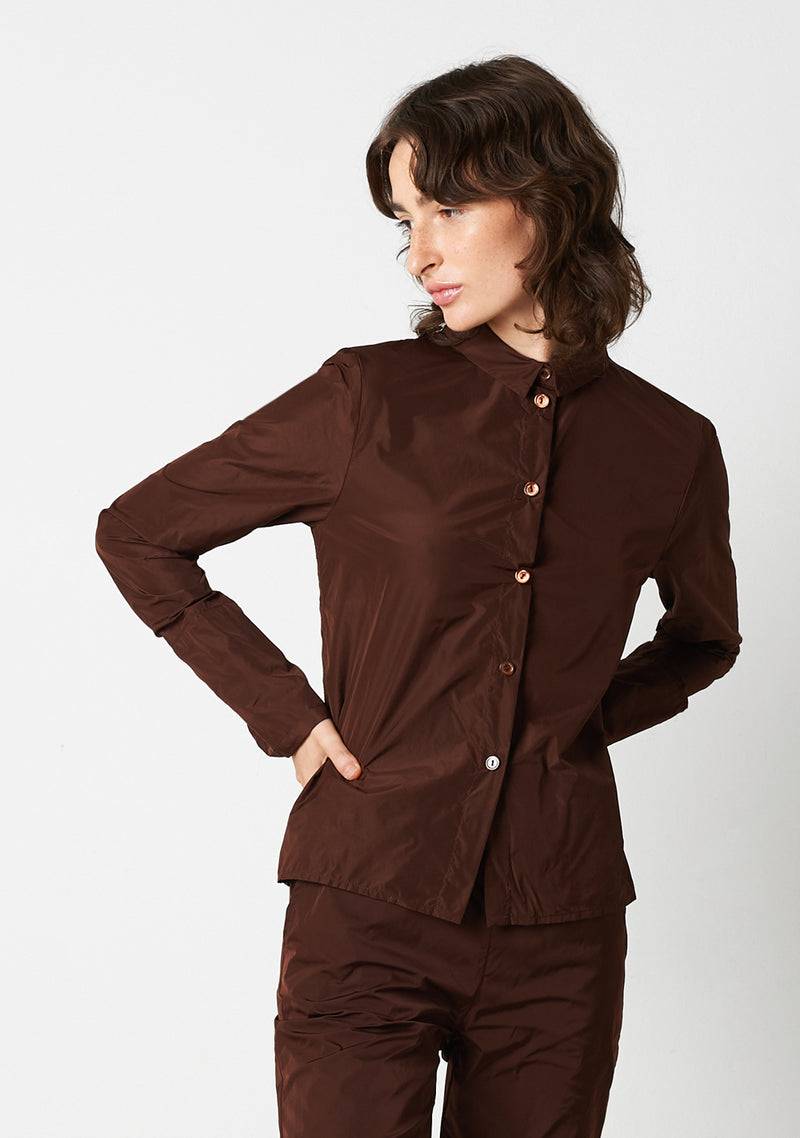 Katharina Hovman Kleine Bluse Cacao