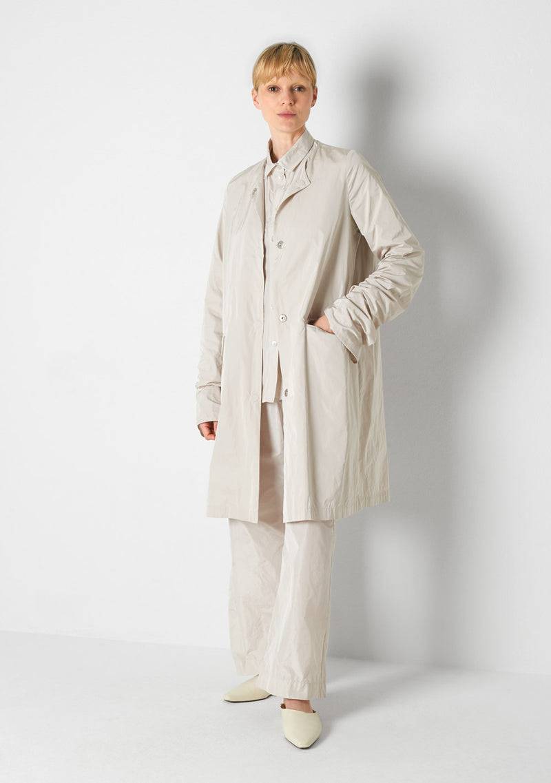 Katharina Hovman Loose Coat Heavy Taffeta, Marmor