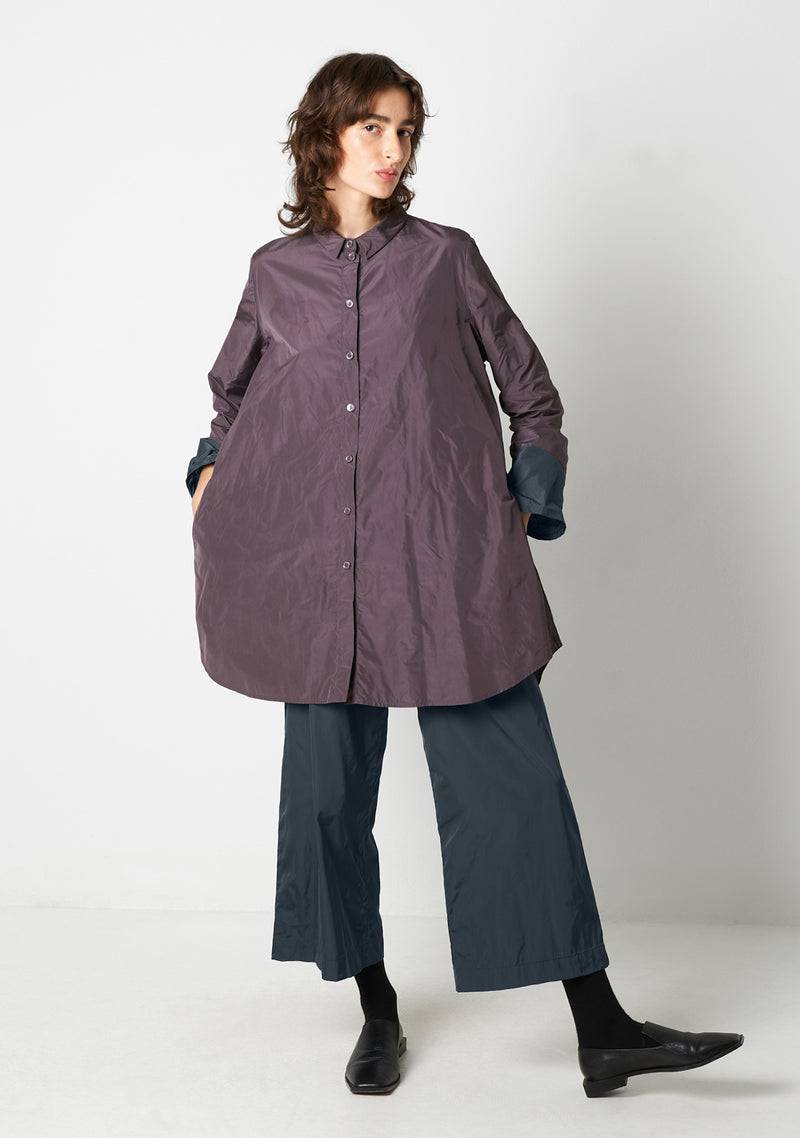Katharina Hovman Oversizebluse Mauve/antra