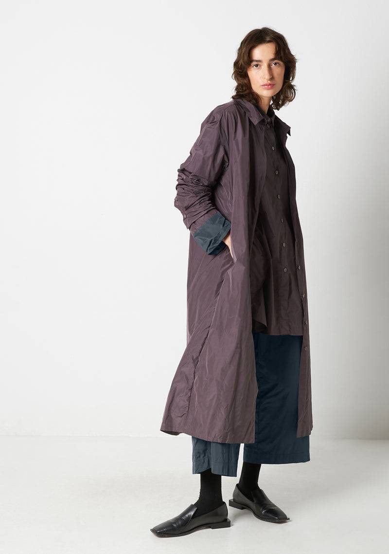 Katharina Hovman Oversizebluse Mauve/antra