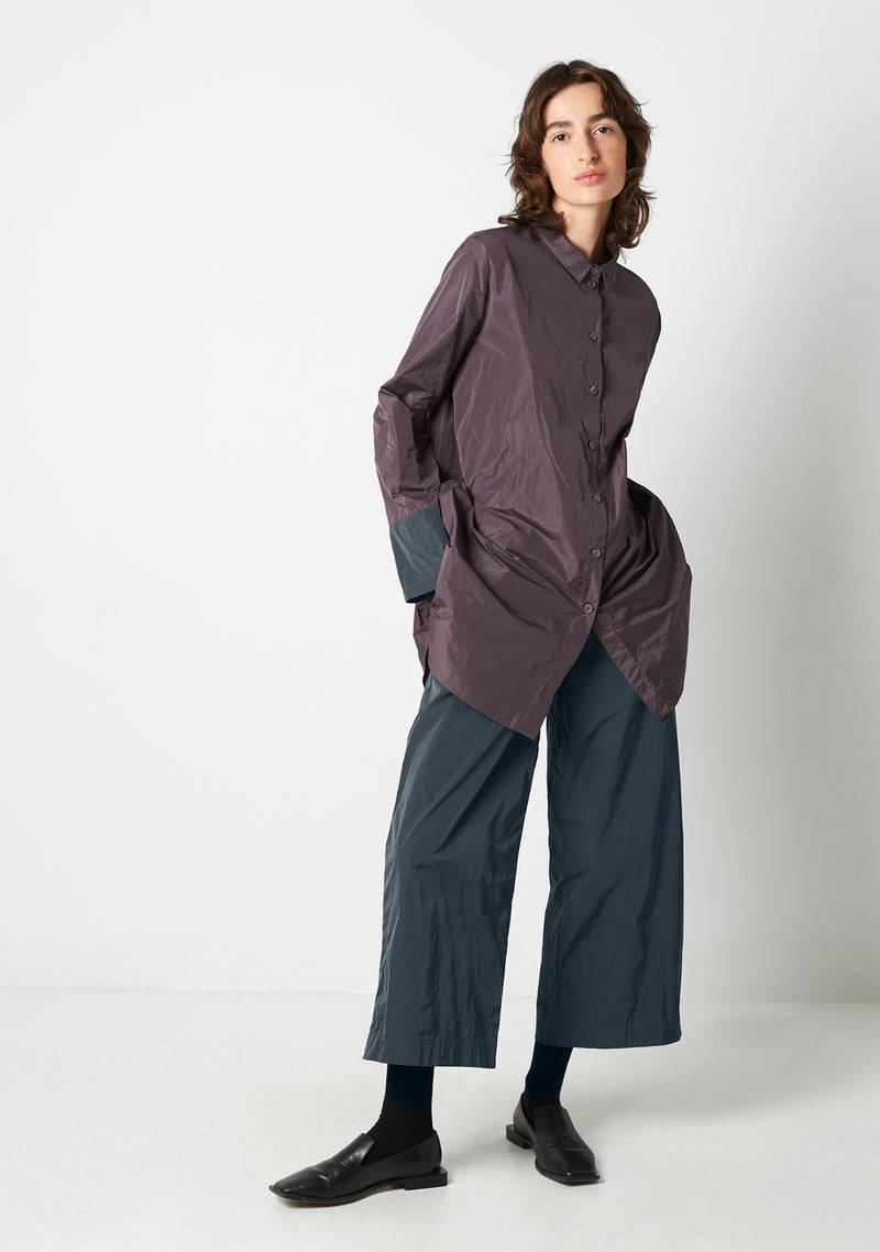 Katharina Hovman Oversizebluse mauve/antra