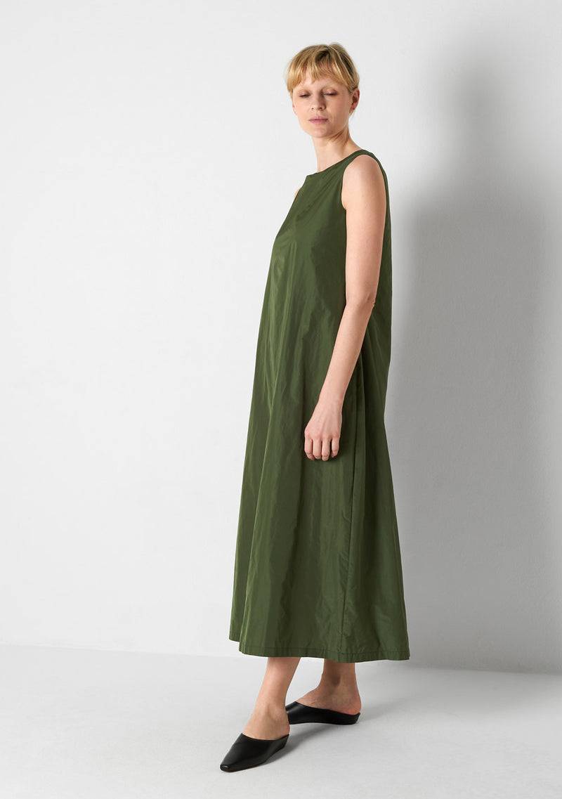 Katharina Hovman Plain Dress Long Green Tea