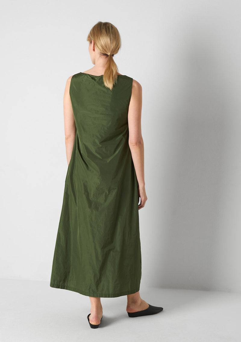 Katharina Hovman Plain Dress Long Green Tea