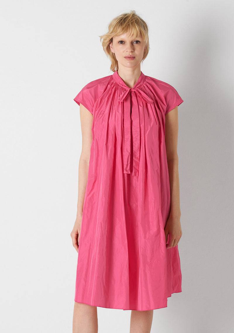 Katharina Hovman Pleats Dress Flamingo