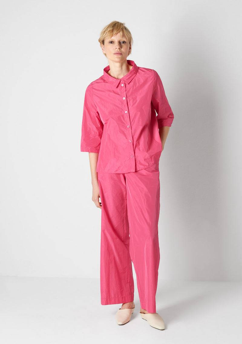 Katharina Hovman Sommerbluse Kurz Flamingo