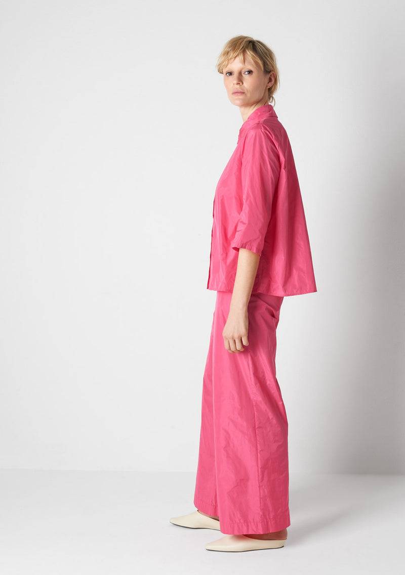 Katharina Hovman Sommerbluse Kurz Flamingo