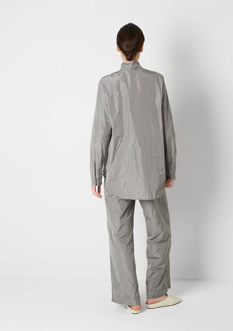 Katharina Hovman Stehkragenhemd Cement