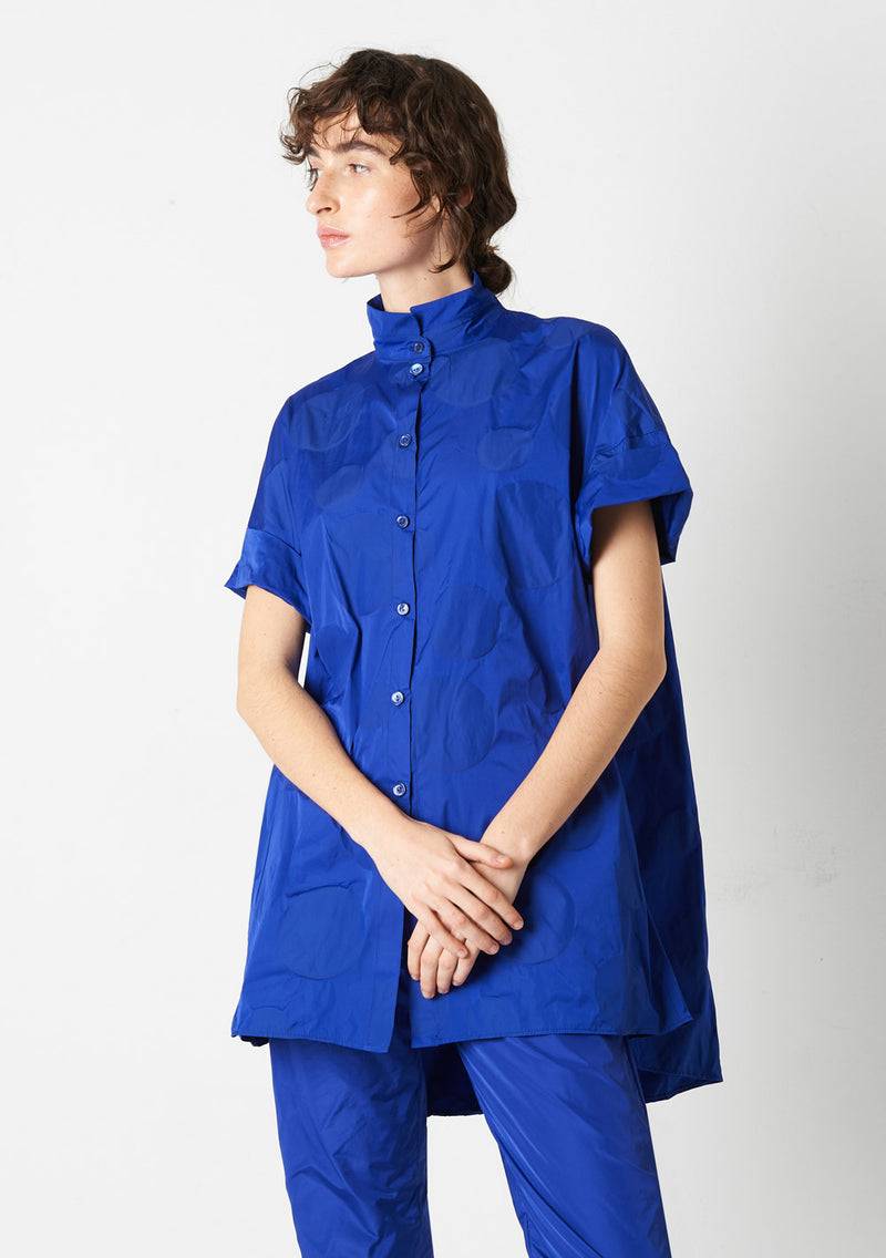 Katharina Hovman Short Sleeves heavy Taffetas, DOTS, tint