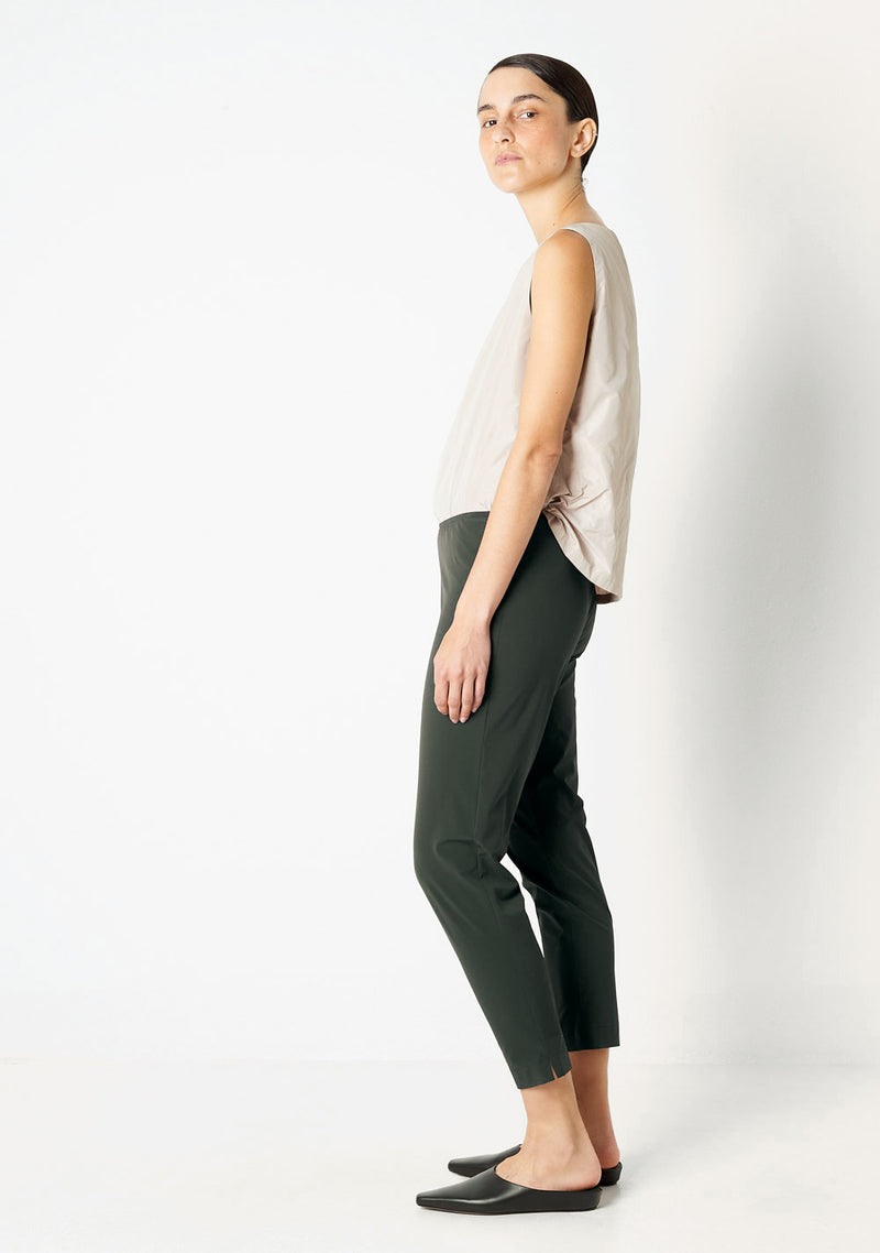 Katharina Hovman Stretch Pants Slim Dreiviertel, Pure, Capperi